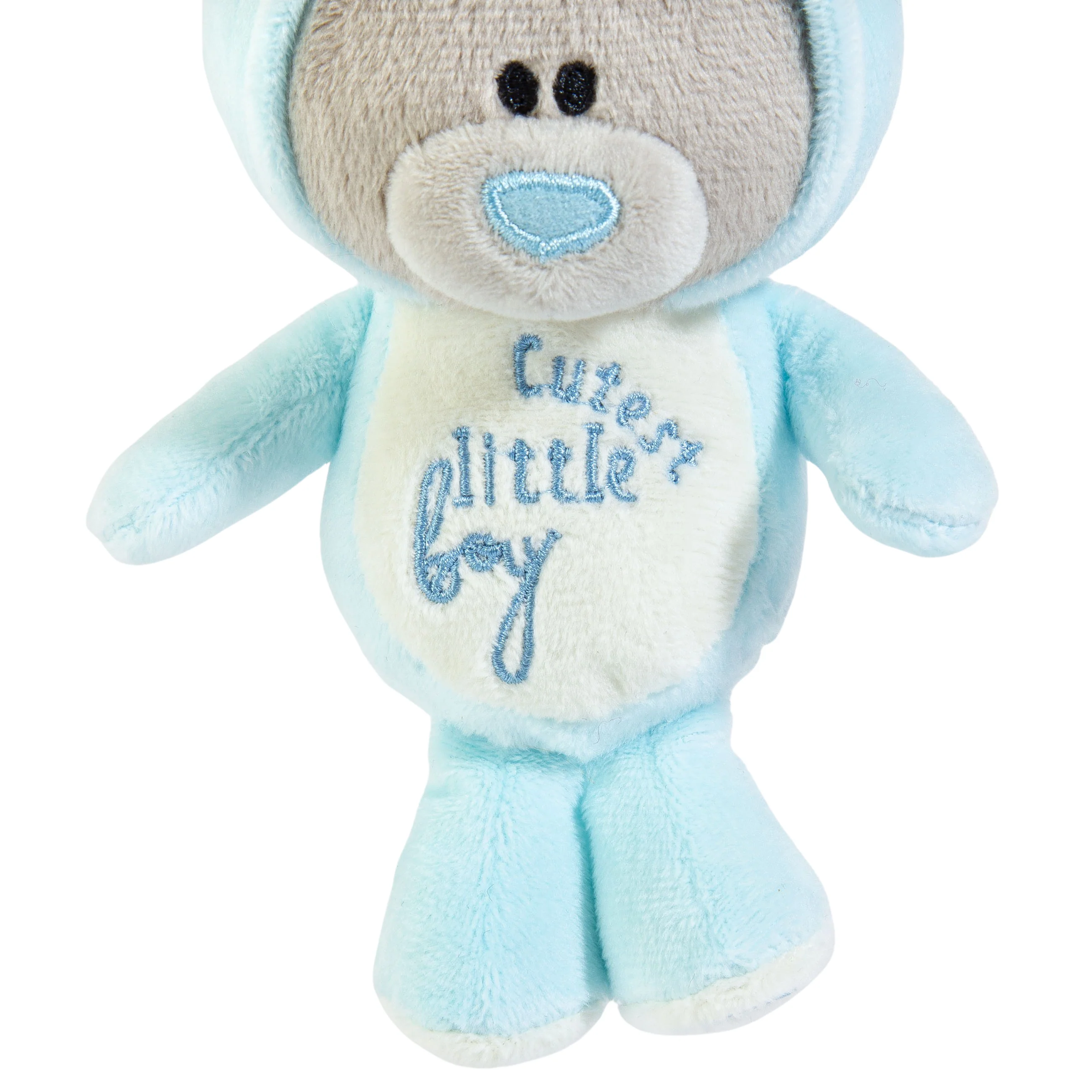 Me to You Tiny Tatty Teddy New Baby Boy Plush Bear In Bunny Onesie, 10cm Bear - Official Collection - Image 3